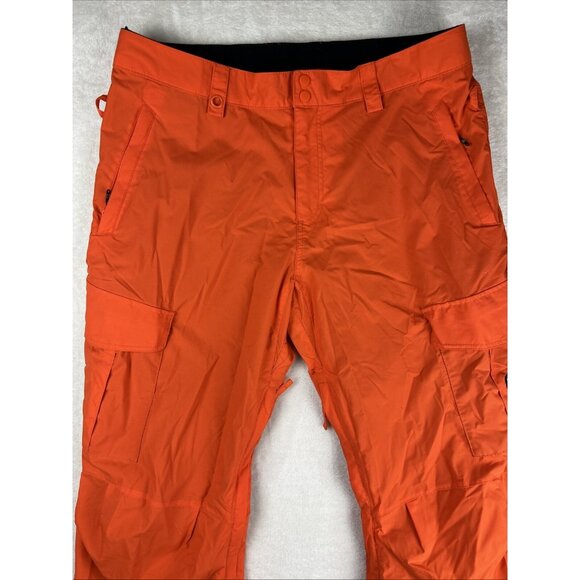 Quiksilver Pants XXL Orange Dry Flight 10K Snow Breathable Lined Winter Adult - Picture 2 of 14